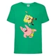 Футболка детская Спанч Боб 10 (Sponge Bob) зеленая 140 см - изображение 1