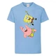 Футболка дитяча Спанч Боб 10 (Sponge Bob) світло-блакитна 116 см - зображення 1