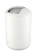 Мусорное ведро Wenko Brasil White L, 6,5 л, Пластик (TPE), 19,5 x 31 x 19,5 см, Белый - изображение 1