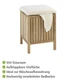 Табурет для ванної та дому Wenko 39 x 52 x 39 см, дерево - зображення 3