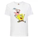 Футболка дитяча Спанч Боб 19 (Sponge Bob) біла 164 см - зображення 1