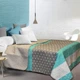 Покрывало двухстороннее Звездное Сияние Star Dots (Green) Zastelli160*210см - изображение 1