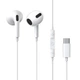 Наушники проводные Baseus Encok C17 с микрофоном Type-C White - изображение 1