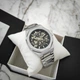 Механические класические мужские часы Forsining 8198 Silver - изображение 2