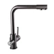 Змішувач для кухні під фільтр Globus Lux LAZER GLLR-0444-11-GRAPHITE чорна сталь графіт - зображення 6