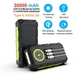 УМБ с солнечной панелью VHG HDL-531 30000 mAh Wireless Solar Power Charger Green - изображение 1