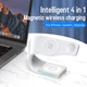 Бездротова зарядка Qi 4 в 1 VHG LFX-178 Wireless 15W I Док-станція для iPhone + iWatch + Airpods White - зображення 1