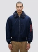 Бомбер чоловічий Alpha Industries B-15 Flight Jacket MJB23010C1 5XL Темно-синій (640631736925) - зображення 1