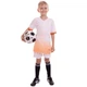 Форма футбольная детская Zelart 1908B размер 30 рост 150-155см White-Orange - изображение 5