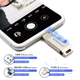 Металлическая USB Флешка 3в1 256GB Type-C/MicroUSB/USB 3.0 для телефона/компьютера OTG MicroDrive Серый - изображение 9