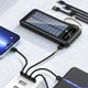 Повербанк с солнечной батареи Solar Power Bank T35590-2017 Power bank 40000 мАч - изображение 8