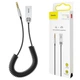 Bluetooth-трансмиттер ресивер Baseus BA01 USB Wireless Adapter Cable BT5.0 Black (CABA01-01) - изображение 1