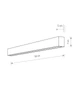 Настінний світильник Nowodvorski 7561 Straight Wall Led M - зображення 2