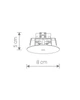Основа Nowodvorski 8548 Cameleon Canopy F 10W IP20 Wh (8548) - зображення 2