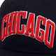 Кепка Снепбек логотип Chicago (Чикаго) с прямым козырьком Черный, Унисекс WUKE One size - изображение 4