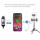 Набор блогера Puluz Ring USB RGBW LED lamp PKT3055B 10.2 + tripod 1.65 м (PKT3055B) - изображение 3