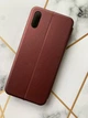 Чехол-книжка с рисунком для Xiaomi Redmi 9A Бордовый :: Розовые цветы (принт 287) - изображение 4