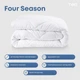 Одеяло ТЕП Four Season Белое 200х210 см (1-00202_22247) - изображение 6