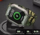 Смарт годинник Розумний браслет Smart Sports Can Pro Plus Чоловічі 2 ремінці 24 спорт режиму Пульсометр Тонометр Скидання дзвінка Khaki-Camouflage - зображення 4