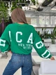 Женский свитшот Петля пинье 42-46 Трава Без Бренда (Р4936-371) - изображение 7