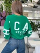 Женский свитшот Петля пинье 42-46 Трава Без Бренда (Р4936-371) - изображение 8