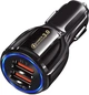 Автомобильное зарядное устройство Xiamen 2USB PD18W QC 3.0 Black (PH050555) - изображение 1