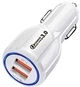 Автомобильное зарядное устройство Xiamen 2USB PD18W QC 3.0 White (PH050556) - изображение 1