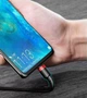 Кабель Baseus Cafule PD2.0 100W flash charging Type-C to Type-C cable (20V 5A)2m Red/Black (CATKLF-AL91) - изображение 9