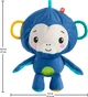 Підвіска - іграшка на дитячу коляску Фішер-Прайс Мавпеня Fisher-Price Activity Monkey and Ball (GRR32) - изображение 3