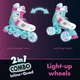 Дитячі ролики NEON Combo Skates бірюзовий NT10T4 - зображення 2