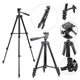 Универсальный штатив трипод Tripod 3120 для телефона камеры c уровнем и чехлом черный - изображение 7