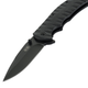 Ніж складаний армійський тактичний M-Tac Type 4 Black (SK-N1308S) - зображення 3