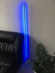 Кутовий Led торшер, лід лампа, лід нічник, RGB підсвічування, 1.5м сенсорний пульт управління White - зображення 3