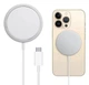 Бездротова зарядка для Apple iPhone 14/13/12/11/X/8 MagSafe Charger White - зображення 1
