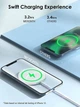 Бездротова зарядка для Apple iPhone 14/13/12/11/X/8 MagSafe Charger White - зображення 5