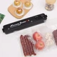 Вакуумный упаковщик вакууматор еды Vacuum Sealer Черный + 10 пакетов - изображение 3