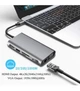 Мультифункціональний USB-хаб 10в1 розширювач з входом PDх1+HDMIх1+TF/SD+Audioх1+RJ45х1+VGAх1+USB3.0х3 - зображення 3