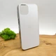 Матовий скляний чохол Baseus Glass case для iPhone 14 Silver - зображення 3