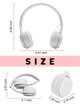 Бездротові навушники Wireless Y08 SD + Bluetooth 5.0 MP3 плеєр White - изображение 6