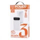 Зовнішній акумулятор REMAX Lesu Series 2A Cabled Power Bank 30000mAh RPP-103 White - изображение 5
