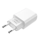 Мережевий зарядний пристрій BOROFONE BA20A Sharp single port charger set(Type-C) White - изображение 2