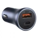 АЗП Baseus Golden Contactor Pro Dual Quick Charger Car Charger U+C 40W Dark Gray - изображение 3