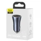 АЗП Baseus Golden Contactor Pro Dual Quick Charger Car Charger U+C 40W Dark Gray - изображение 4
