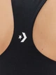 Спортивный топ для бега женский Converse Wordmark Bra Top Black 10024540-001 XS Black (194434082890) - изображение 4