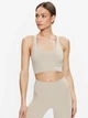 Спортивный топ для бега женский Converse Wordmark Bra Top Beach Stone 10024540-247 XS Sand (194434082968) - изображение 1