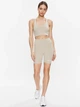 Спортивный топ для бега женский Converse Wordmark Bra Top Beach Stone 10024540-247 XS Sand (194434082968) - изображение 3