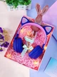 Светящиеся наушники детские беспроводные с ушками кошки, кошачьи ушка BT028C Fingertime Фиолетовый 50381 - изображение 7