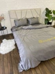 Комплект постельного белья Cappone Beautiful, графит 200х220 см - изображение 2