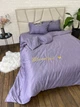Комплект постільної білизни Cappone Beautiful, фіолетовий 200х220 см - зображення 2