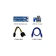 Райзер PCI-E x1 to 16x 60cm USB 3.0 Cable SATA to 6Pin Power v.006C Dynamode (RX-riser-006c 6 pin) - изображение 4